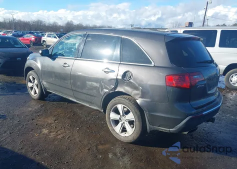 2011 Acura Mdx из США, поврежденный, VIN 2HNYD2H2XBH520157